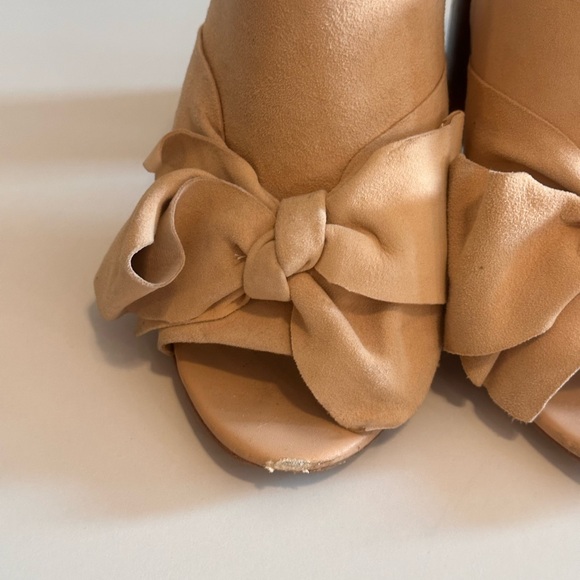 Sam Edelman Yumi Bow Heeled Sandals in Natural - Picture 4 of 8